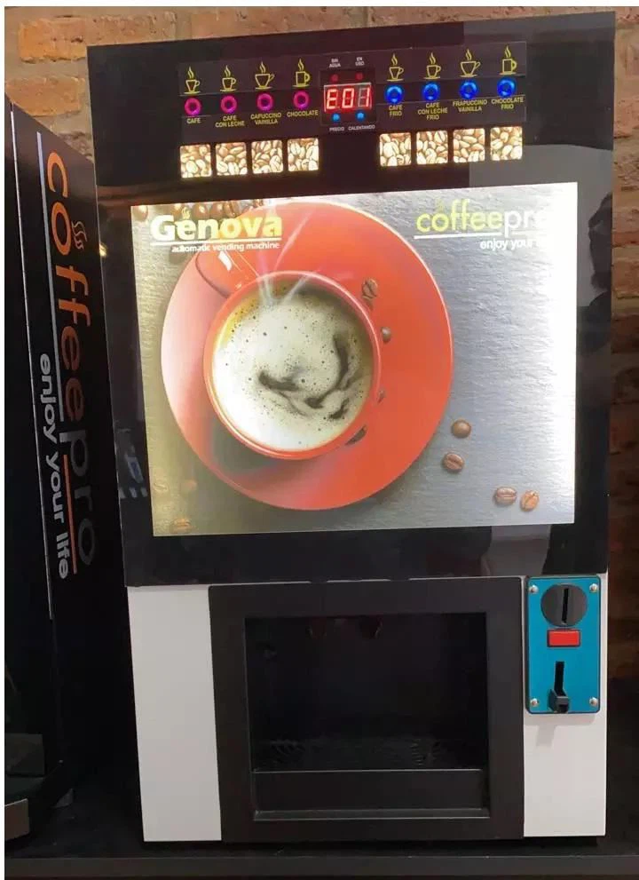 Vânzare la cald Distribuitor automat de cafea cu monede